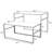 2 Piece Nesting Display Tables Set