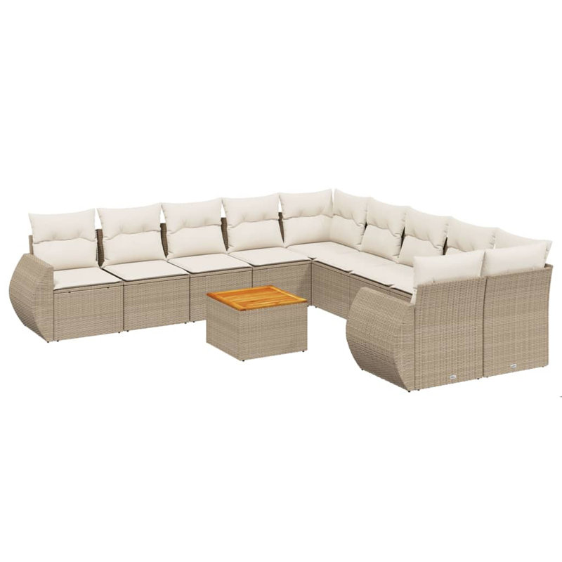 Vidaxl Garden Sofa Set Beige