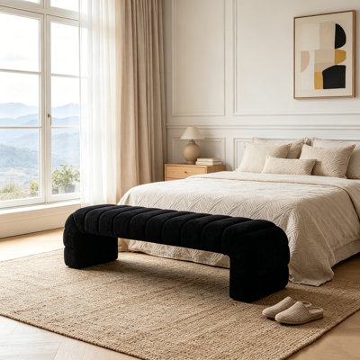 69.7"wide Modern Upholstered Bench