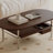 Simple coffee table with retro design