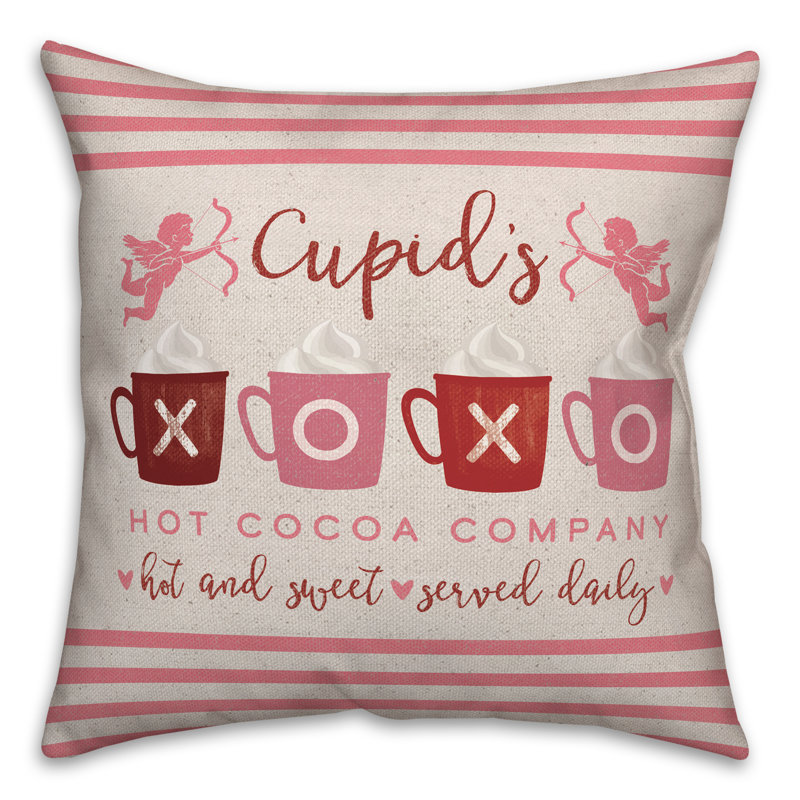  Housse et insert de coussin Cupids, 18 po x 18 po