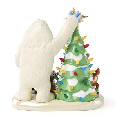 Figurine lumineuse Lenox Rudolph le renne au nez rouge