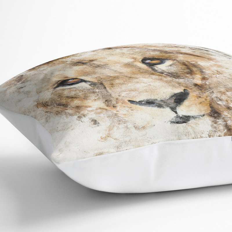 Square Throw Cushion, White, 40cm H x 40cm W x 15cm D