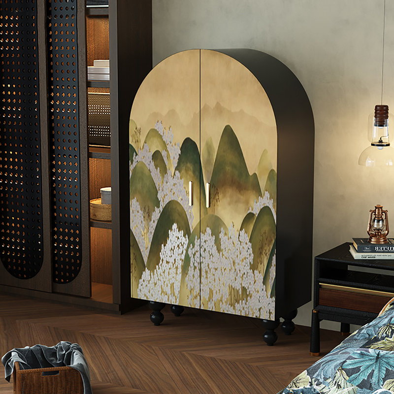 Légère garde-robe de chambre de luxe rétro