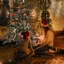 Sapin de Noël noble de 7 pi, sapin de Noël artificiel floqué avec 1000 pointes de branches, charnières en métal et base pliable pour la maison, le bureau et la décoration de fête-1487034351