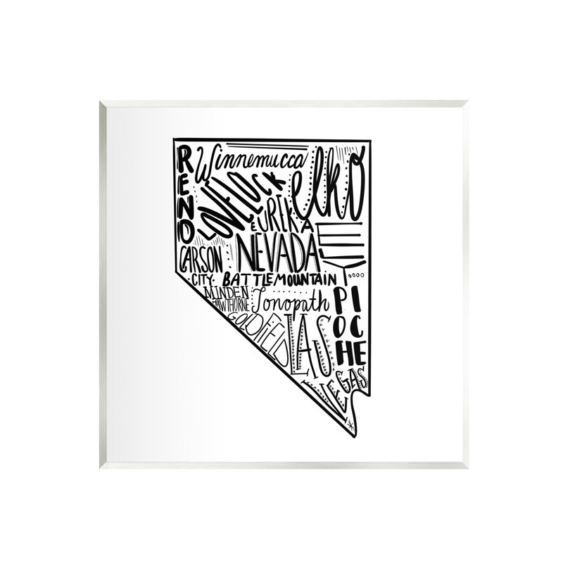 Art mural sur plaque typographique de Nevada par le samedi soir
