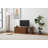 Walnut Expandable Tv Cabinet With Blister Doors