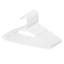 Cintres ultraminces (0,5 cm), ensemble de 50 cintres en plastique blanc avec structure triangulaire stable et encoche plus large, antidérapants et peu encombrants, pour chemises, débardeurs et pantalons, compatibles avec les t-shirts.