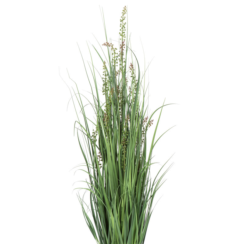 Herbe de mouton verte en PVC et herbe en plastique, H 48 po x l 24 po x P 24 po