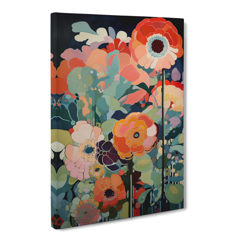 Mixed Flowers Vol.1 - Wrapped Canvas, 60cm H x 40cm W x 3cm D