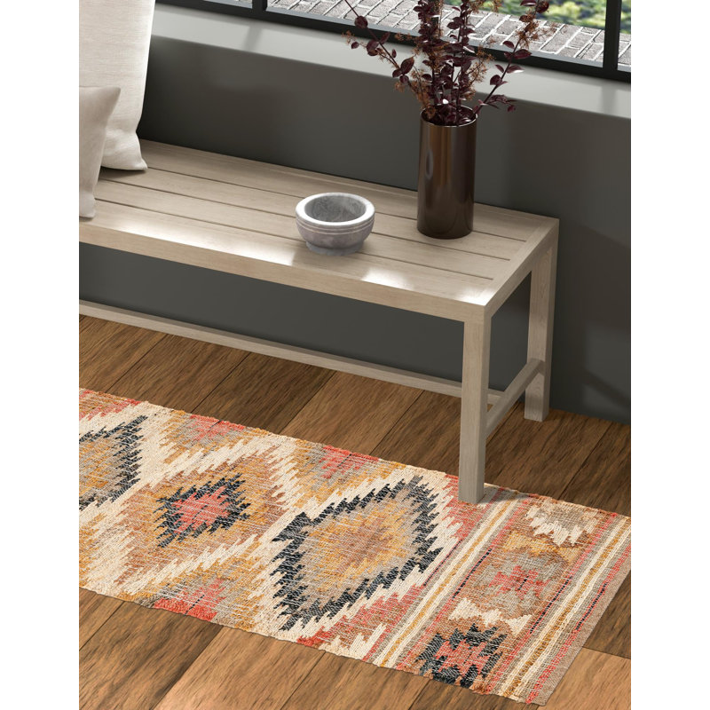 Bridan Flatweave Geometric Indoor Rug, Runner 2' x 6'1"