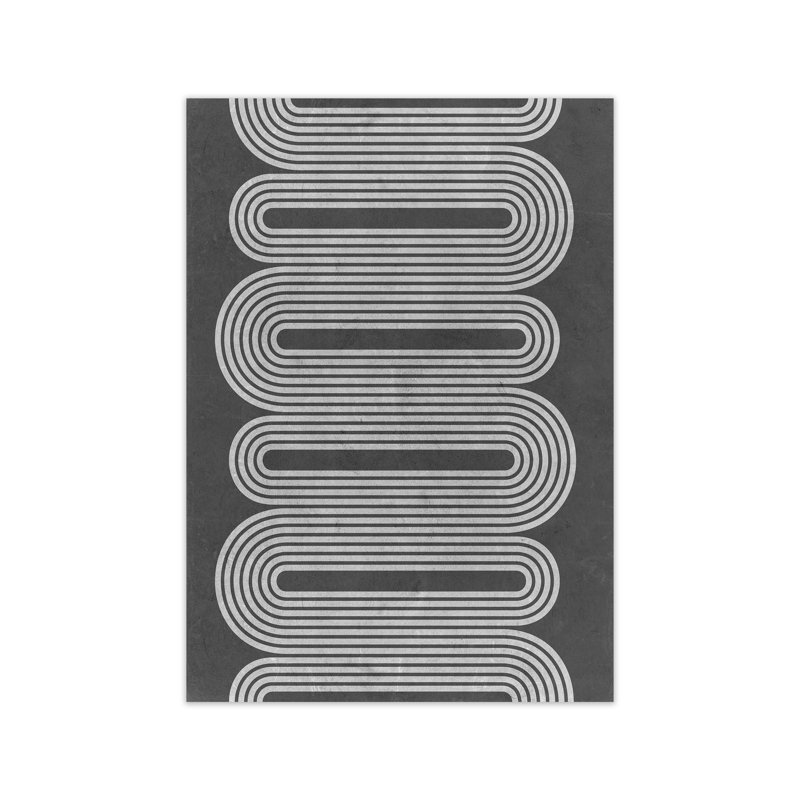 Black And White Set A - Print, No Frame, 59cm H x 42cm W x 1cm D