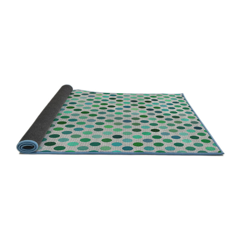 Recker Polka Dots Indoor Rug, Round 6'