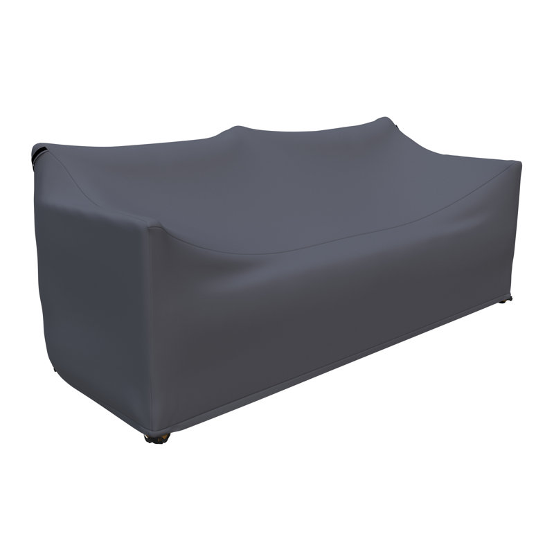 Everlee Outdoor Teak Wood Patio Loveseat Cover