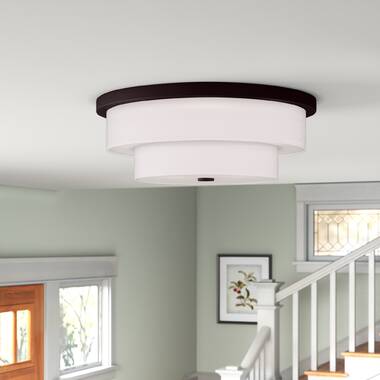 Wade Logan® Bazilijus Fabric Semi Flush Mount & Reviews