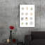 «Geometric Collage II on White Neutral» par Courtney Prahl, art mural en verre acrylique-357728102