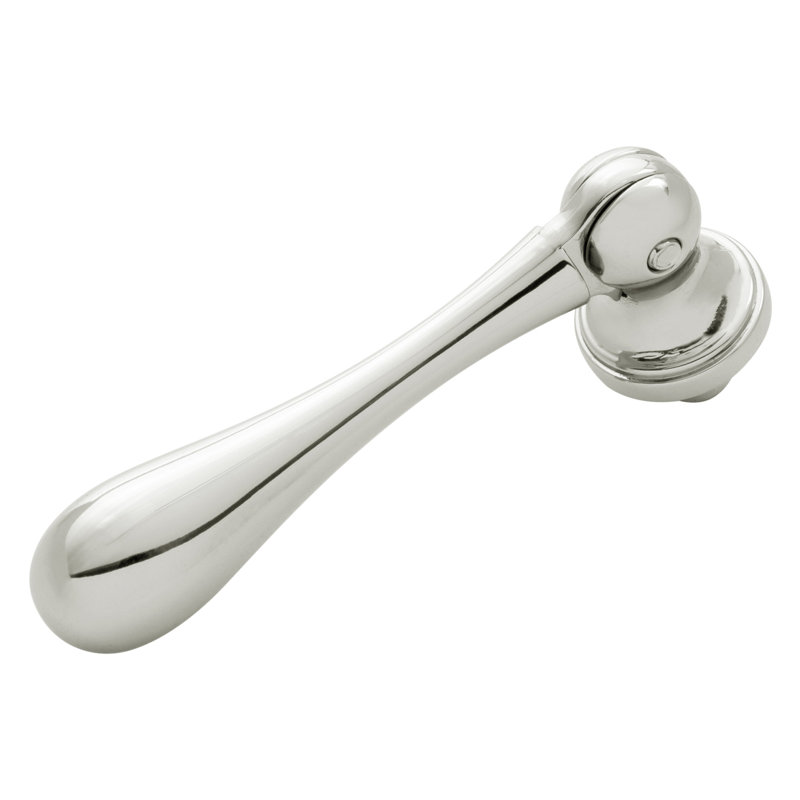Poignée suspendue Bijou Dew Collection - Nickel poli 2-1 / 2 po x 1/2 po - Quincaillerie transitionnelle pour tiroirs et armoires