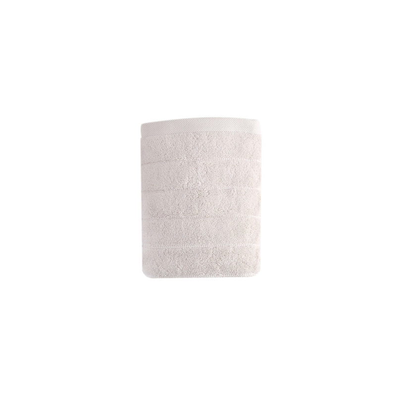 1 / Rayé / Serviette de toilette, Beige
