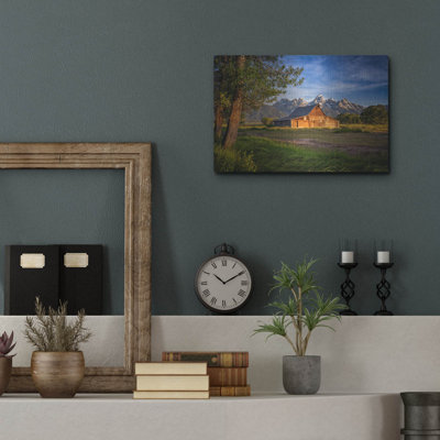 «Morning at Moulton Barn» par Rick Berk, art mural en métal