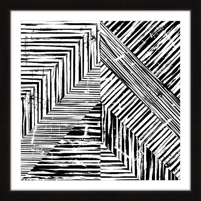 « restricted space », reproduction d’art encadrée, H 32 po x l 32 po x P 1,5 po