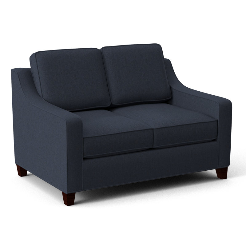 Clark 54" Square Arm Sofa Bed, Archetype Admiral, Empire Mahogany