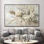 Très grand art mural imprimé sur toile - Bouquet de fleurs rétro, décoration pour le salon ou la chambre à coucher - «Assemblage requis du cadre (cadre non fini)»-105075808