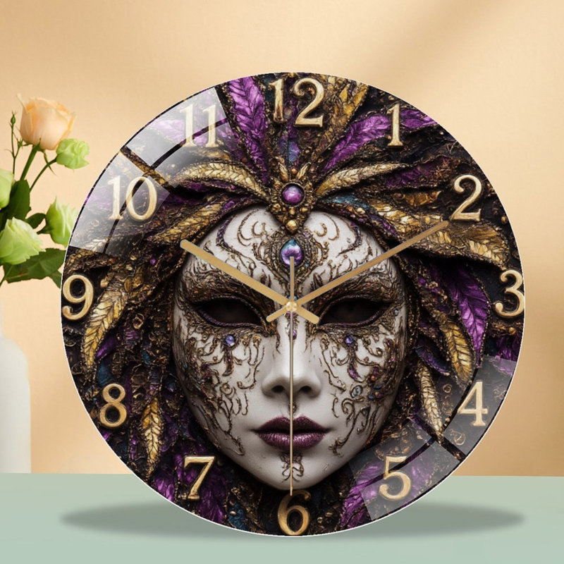 Horloge murale Masquerade