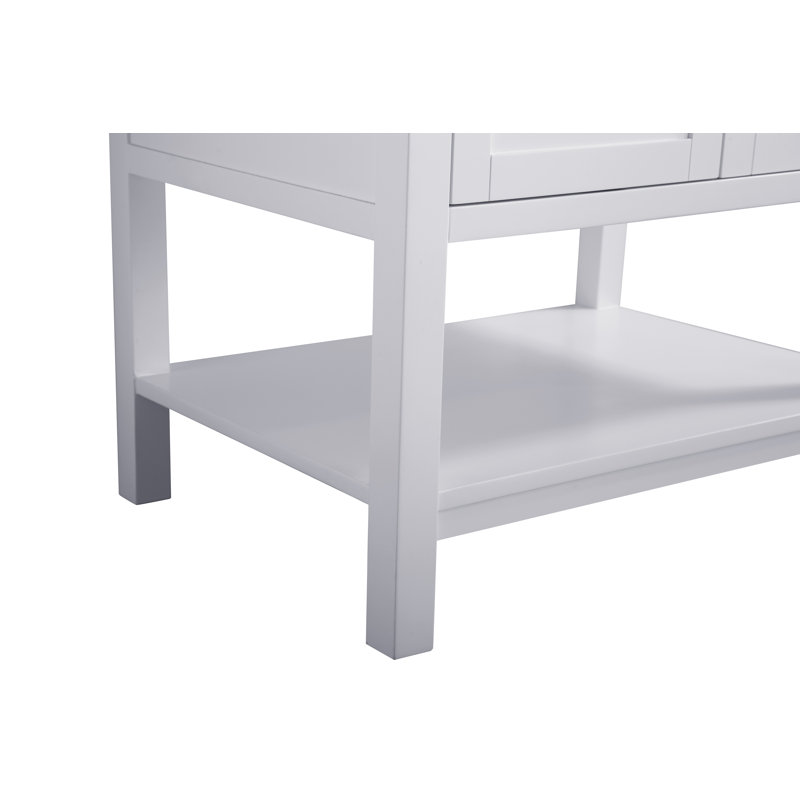 Ensemble de meuble-lavabo simple 30 po Amyra, blanc