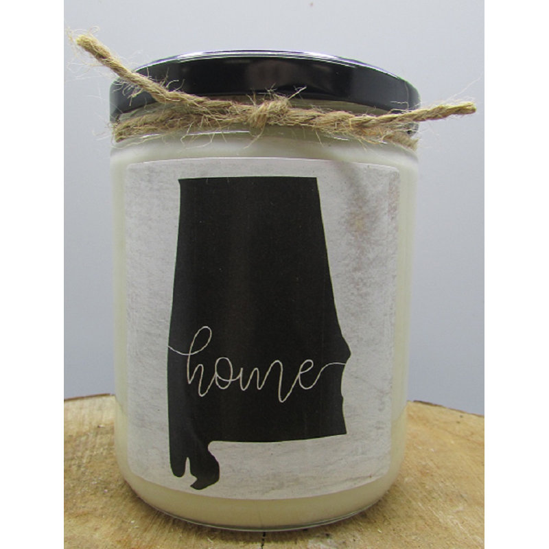 White Cotton And Bergamot Scented Jar Candle