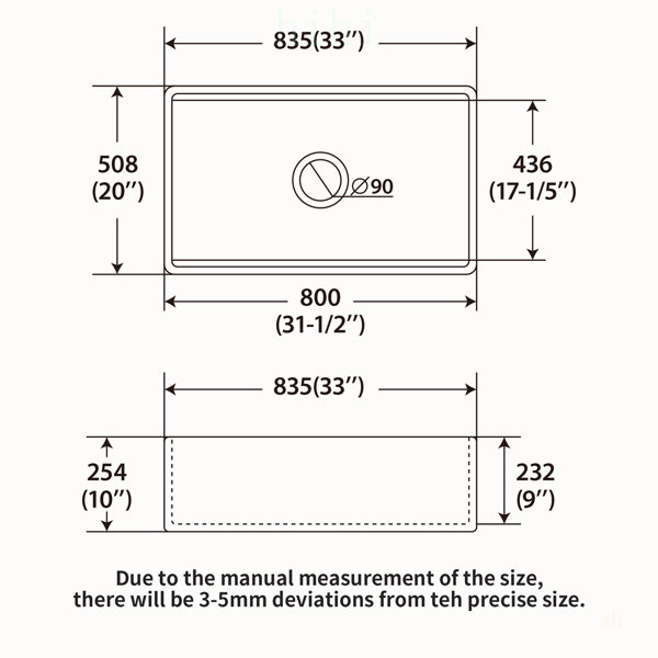 Dimensions du produit