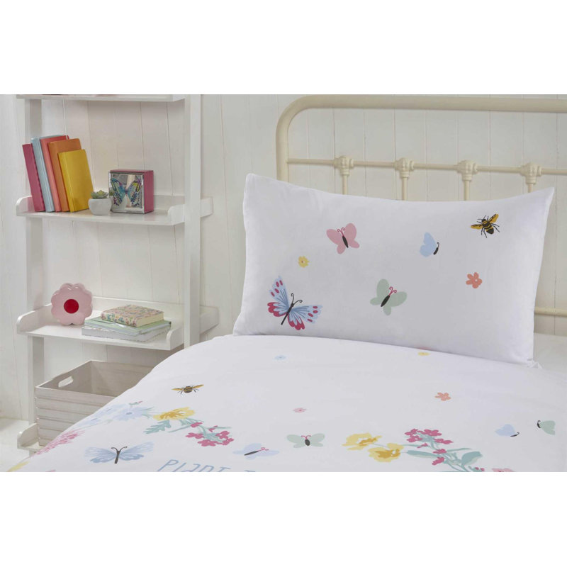 Gist Floral Duvet Cover Set with Pillowcases Included, Double - 2 Standard Pillowcases