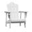 Devito All-Weather Resistant HDPE Plastic Oversize Adirondack Chair-1771610898