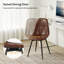 47cm H Upholstered Side Chair in Brown