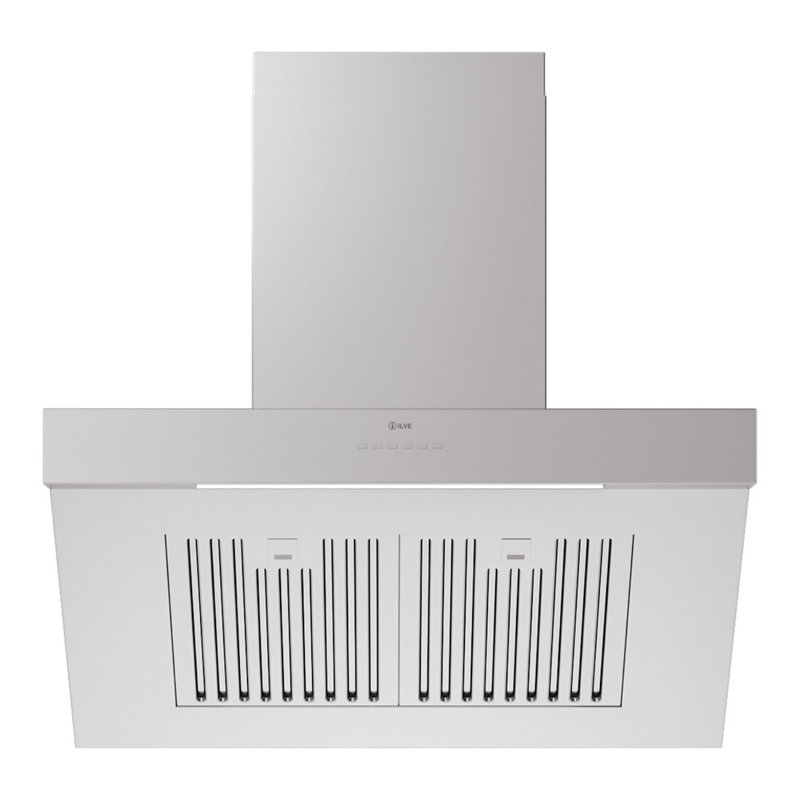 ILVE Professional Plus II 30 Inch Wall Mount Range Hood with 600 CFM Airflow (Stainless Steel)