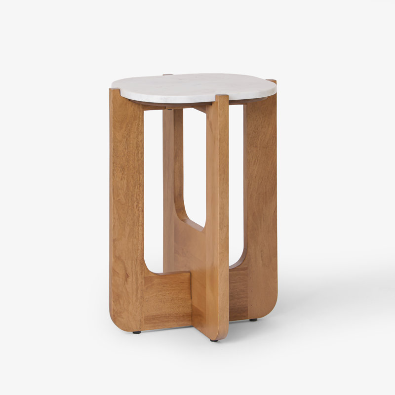 Table d'appoint Alden, Marron clair
