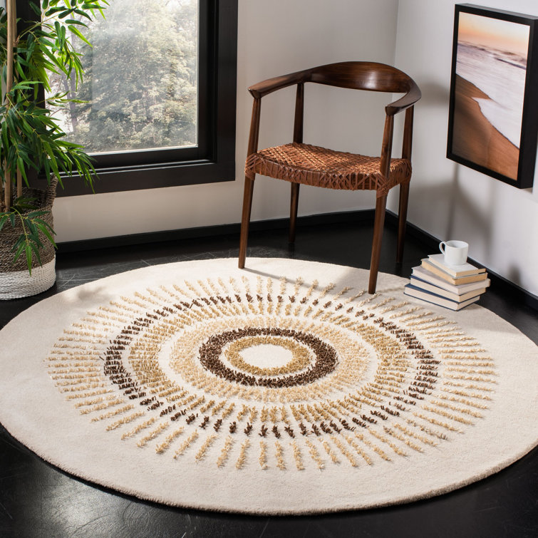Nonia Hand Tufted Wool Geometric Rug