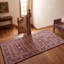 Tapis Heather2 traditionnel de style persan audacieux, or, rose, gris, ivoire, lavable en machine, antidérapant, à poils courts, pour l'intérieur et l'extérieur, adapté aux animaux domestiques, idéal pour le salon, la chambre, la salle à manger, l'entrée, le couloir ou le bureau.-1164111649