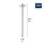 Rainshower™ 11.5625" Ceiling Shower Arm-102132580