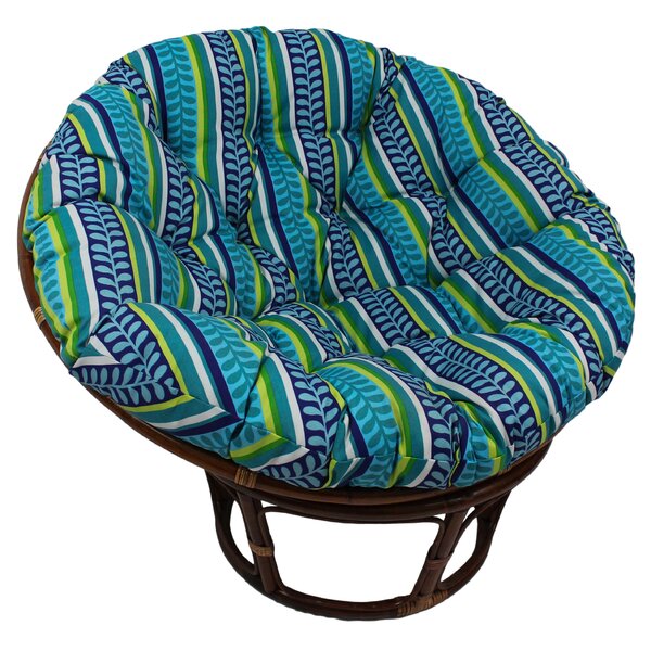 Double Papasan Chair Cushion Replacement Outdoor Mamasan Chair Cushion  Comfortable Pillow Chair Pads for Patio Indoor Outdoor 