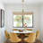 6-Light Modern Gold Chandeliers With Milk White Globe Glass Shade For Dining Room-714865925