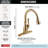 Leland Pull Down Sprayer Kitchen Sink Faucet, Single Handle Kitchen Faucet-94885290