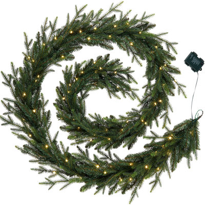 Lighted Artificial Garland