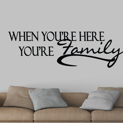 Text & Numbers Non-Wall Damaging Wall Decal