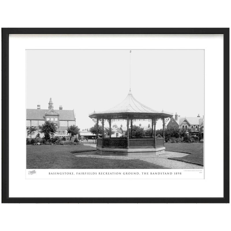 Basingstoke, Fairfields Recreation Ground, The Bandstand 1898 by Francis Frith - Single Picture Frame Print