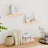 Rustic Solid Pine Wood Floating Shelves, Wall-Mounted Shelf Set Of 2 For Storage And Decor, 16"W X 7"D, Natural Unfinished