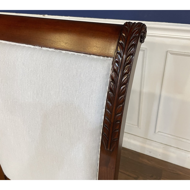 Newport Solid Wood Arm Chair in White
