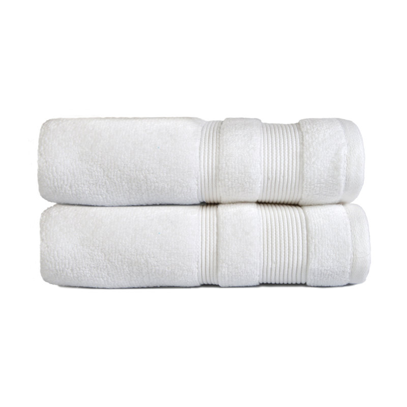2 Piece Hand Towel Bale, White