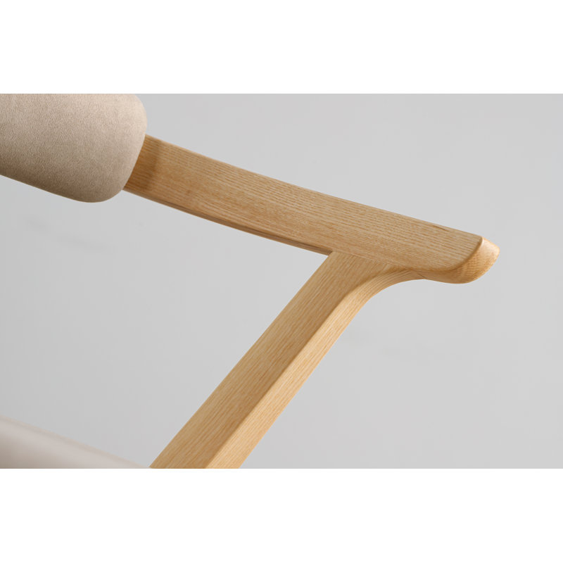 Ellis Dining Chair, Matte Ash, Beige