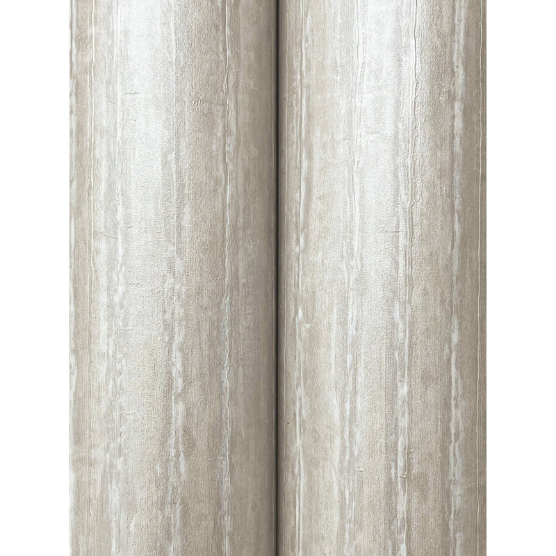 Papier peint ondulé en métal précieux, Gris