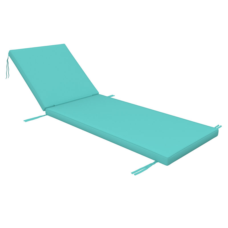 Sunbrella® Outdoor Chaise Cushion, 26" W x 80" D, Sunbrella® Canvas Aruba